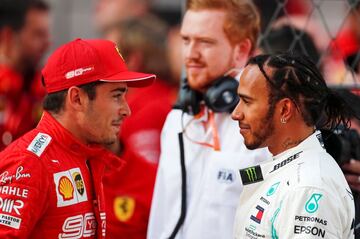 Las mejores imágenes de la pole de Leclerc en Rusia