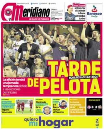 Portadas de la prensa mundial