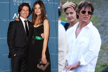 Tom Cruise, con Katie Holmes y su asistente Emily
