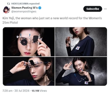 Everyone loves Kim Yeji, the incredibly cool South Korean Olympic Air Pistol shooter at Paris 2024