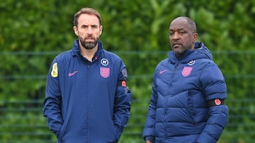 Southgate en un entrenamiento.