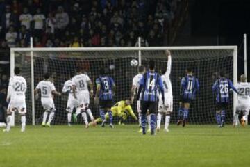 La lluvia que cayó en Talcahuano casi impide la realización del partido. Igual pudieron jugar en el CAP.