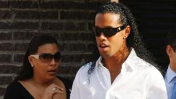 <b>EN BRASIL. </b>Ronaldinho sigue de vacaciones a la espera de destino.