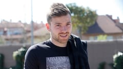 Asier Illarramendi on arrival in Las Rozas this morning