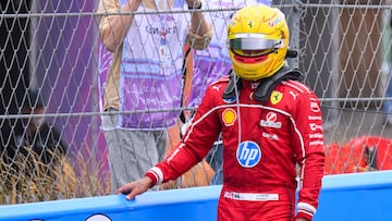 In addition to the accident, the Englishman has a five-place grid penalty in Italy for failing to respect a double yellow flag during the warm-up laps.