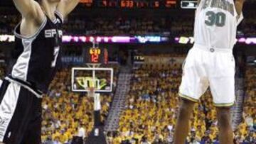 <strong>A UN PASO.</strong> Un David West imperial lideró un triunfo que pone a los Hornets a un paso de la final del Oeste.