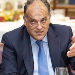 Javier Tebas: "No hay obligación de que se juegue en EE UU"