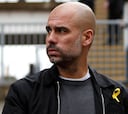 La FA expedienta a Guardiola por lucir el lazo amarillo