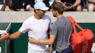 Nadal debuta tras un trabajo doble de entrenamientos