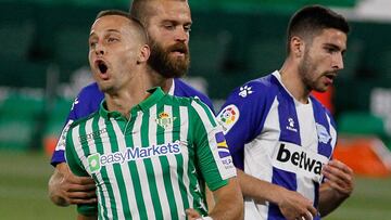 Canales, ante el Alavés.