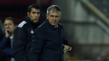 Lucas Alcaraz durante el partido contra la Real Sociedad. 