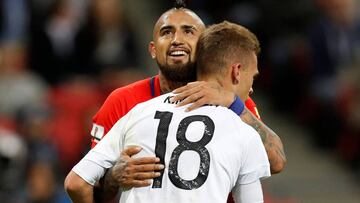 Arturo Vidal y Joshua Kimmich.