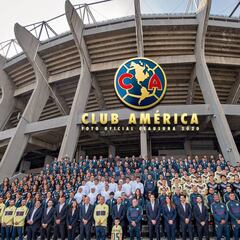 Hijo de Nicolás Castillo encabeza la foto oficial del América