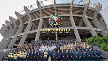 Hijo de Nicolás Castillo encabeza la foto oficial del América