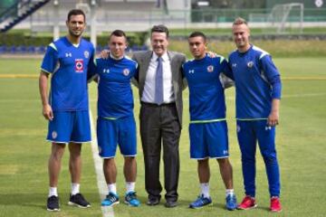 Los cuatro refuerzos de Agustín Manzo para el Clausura 2014. Seis meses después, ninguno de los cuatro está en Cruz Azul.