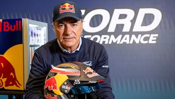 Carlos Sainz, piloto de Ford para el Dakar 2025.