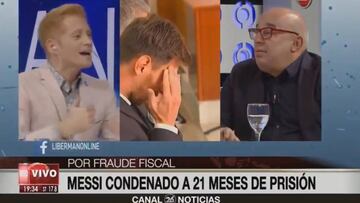 Liberman: "Si Messi se salta un semáforo va a la cárcel"