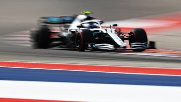 Valtteri Bottas (Mercedes W10). Austin, USA, F1 2019.