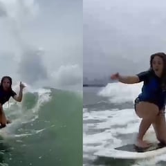 Shakira: I go surfing come “rain, thunder or lightning”