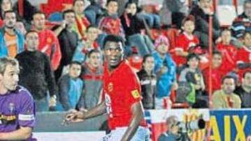 <b>DESACERTADO. </b>No fue el día, una vez más, ni del Nàstic ni de Makukula. El congoleño fue muy crítico después del encuentro.