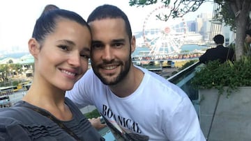 Malena Costa y su marido, el futbolista Mario Su&aacute;rez.