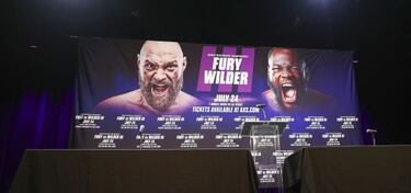 Who won the first and second Tyson Fury vs Deontay Wilder fights?