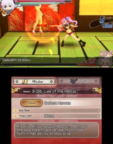 Captura de pantalla - Senran Kagura Burst (3DS)