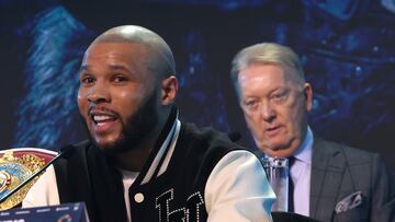 Chris Eubank Jr. calls Eddie Hearn and Frank Warren ‘Scumbags’ in explosive press conference
