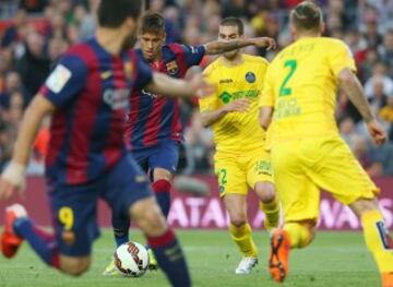3-0. Neymar marcó el tercer tanto.