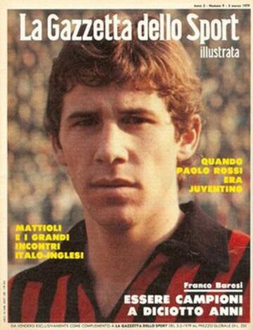 Franco Baresi | Milan: Líder del Milan entre 1978 y 1997. Seis Scudetto, cuatro Supercopas de Italia, tres Champions League, dos Copas Intercontinental, tres Supercopas de Europa.