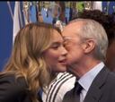 Candidato a momento más random del año: Florentino da dos besos a la novia de Endrick... y vean cómo reacciona el Bernabéu