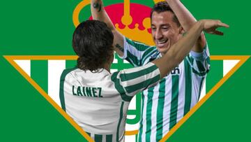 Andrés Guardado y Diego Lainez