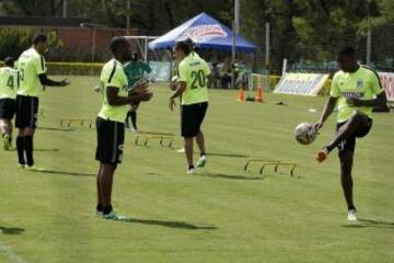 Entrenamiento de Atlético Nacional