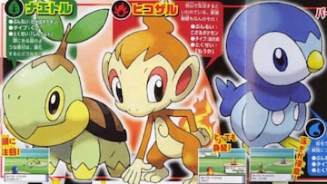 Unos scans de la revista Coro-Coro destaparon los iniciales de la región de Sinnoh antes de su lanzamiento oficial.