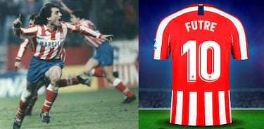 Jugó desde 1988 hasta 1993 y fue la gran figura de los proyectos de Jesús Gil al frente del Atlético. El portugués tenía un regate y una velocidad en carrera que le hicieron un jugador único. Disputó 215 partidos, con 52 goles. Ganó dos Copas en el Atlético y le quedó la pena de no haber podido llevarse el título liguero. Estuvo muy cerca un par de temporadas. Regresó en la 97-98, pero su retorno fue testimonial.