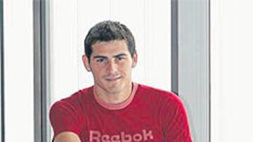 <b>CONFÍA EN LA VICTORIA. </b>Casillas posó para AS en Valdebebas.