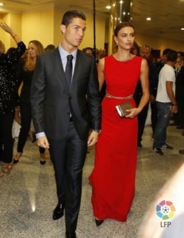 Cristiano Ronaldo, en la Gala que fue condecorado como el mejor de la temporada.