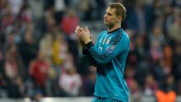 Neuer, en la vuelta de la semifinal ante el Madrid.