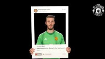 El United sí cuenta con De Gea para anunciarse en Instagram