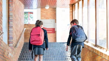 Ni&ntilde;os en el colegio