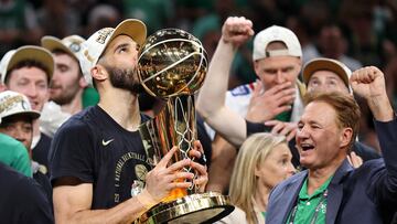 Jayson Tatum y los Celtics, campeones de la NBA 2023-24 después de arrollar (4-1) a los Mavericks en las Finales.