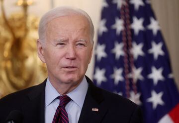 Joe Biden, presidente de los Estados Unidos, en la Casa Blanca