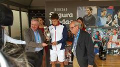 Pedro Ferrer (Segura Viudas), Pablo Carre&ntilde;o y  Manel Serras (Presidente ATP)-
 