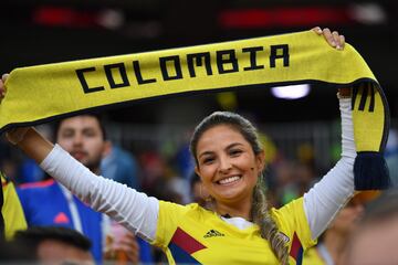 Aficionada colombiana.