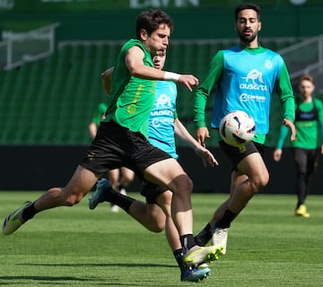 Sangalli fue jugador del Alcorcón durante un par de temporadas.