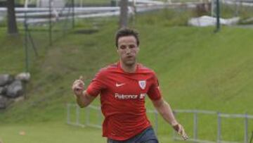 Gurpegi, en un entrenamiento.