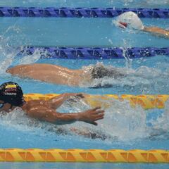 Crispín, Sara Vargas y María Paula Barrera sin finales en natación