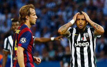 Arturo Vidal es el único chileno que ha disputado una final de la Champions. En 2014-2015, perdió con la Juventus ante el FC Barcelona.