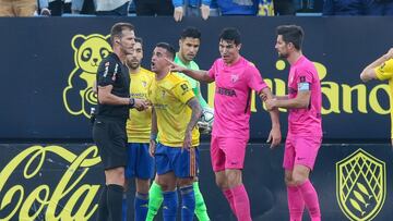 Imagen del último Cádiz-Málaga de 2020.