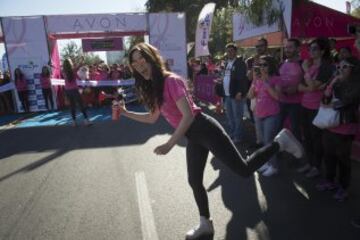 Running: Natalia Oreiro robó miradas en la corrida Avon